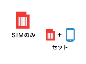 SIMのみ 端末セット